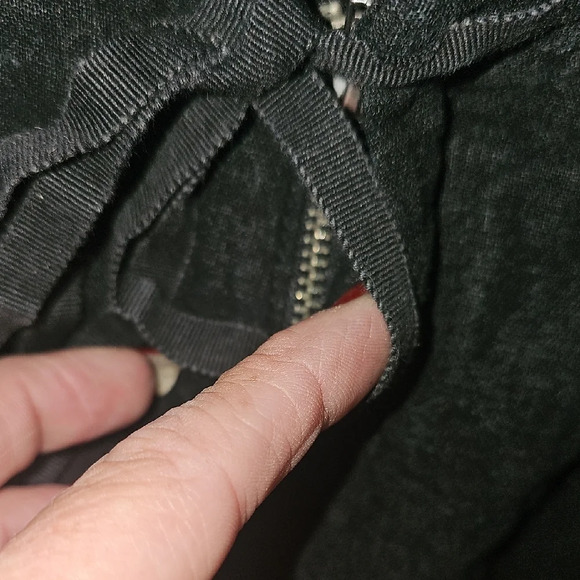 Old Navy Women's Charcoal High Waist Linen/Rayon Shorts Size 8 - Picture 6 of 8